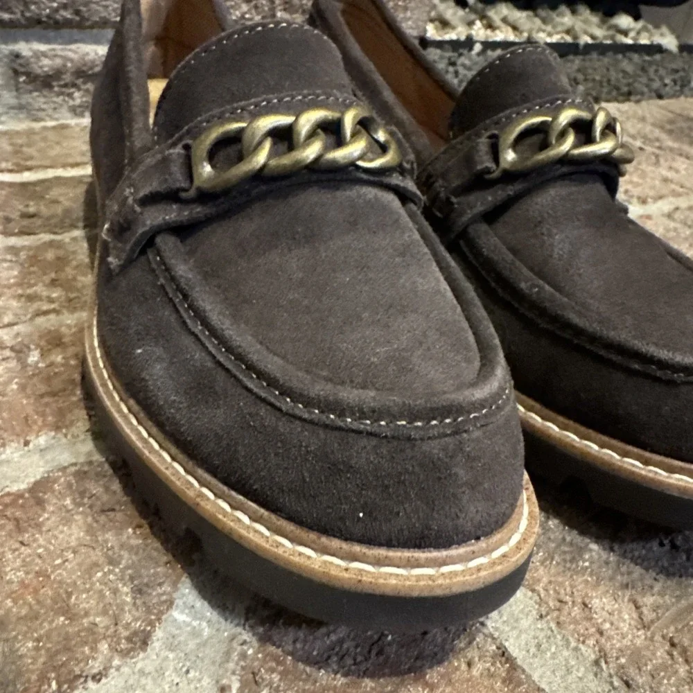Comfortiva Linz Leather Loafer Women's Size 8.5 M Slip On Brown‎